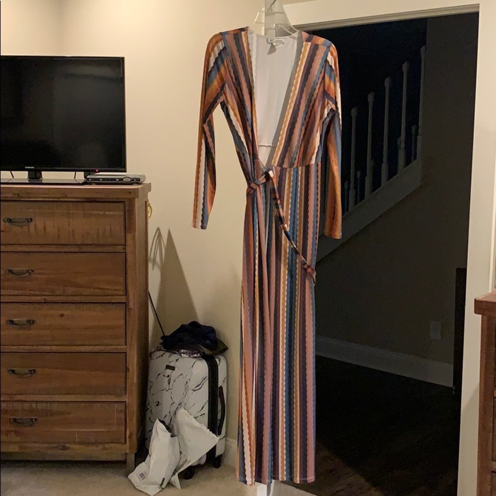 Wrap style maxi